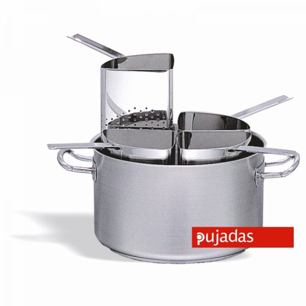 INOX-PRO 223 CONJUNTO CACEROLA 4 COLA PASTA