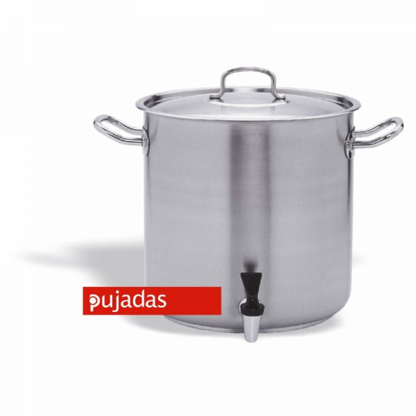 INOX-PRO 248 OLLA CON GRIFO Y TAPA