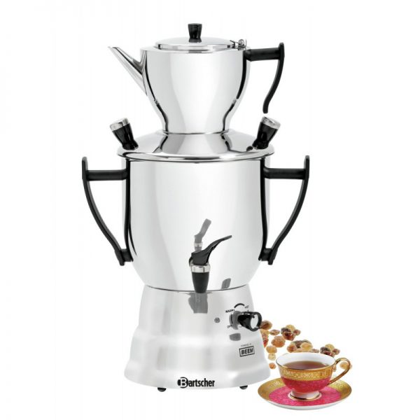 Samovar 3L con jarra de té 1,2L