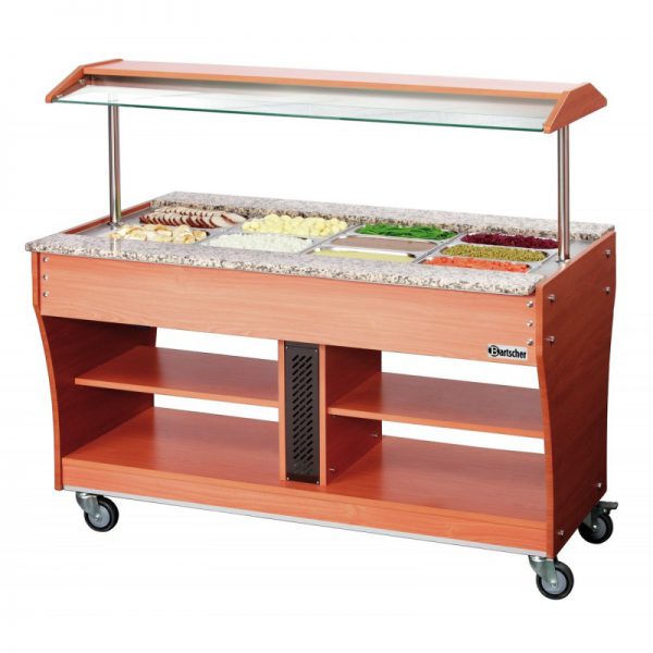 Carro buffet caliente 4x 1/1GN P150