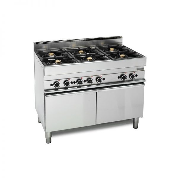 Cocina 6 Fuegos + Horno grande serie 650