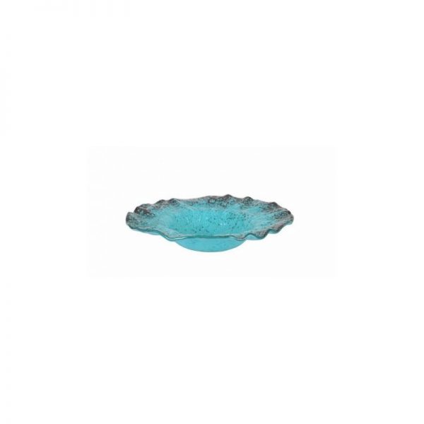 MURANO turquesa PLATO DEGUSTACION 25 CM