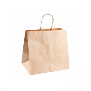 BOLSA PAPEL KRAFT 26+17*24 CM