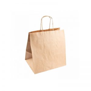 BOLSA PAPEL KRAFT 26+20*27 CM