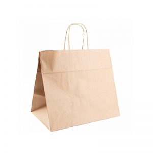 BOLSA PAPEL KRAFT 32+20*27 CM